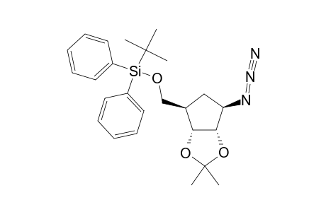 (1R,2S,3R,4R)-1-AZIDO-4-[(TERT.-BUTYLDIPHENYLSILYLOXY)-METHYL]-2,3-ISOPROPYLIDENE-DIOXY-CYCLOPENTANE