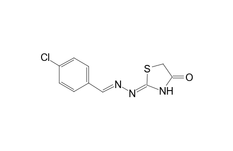 4-Chlorobenzaldehyde [(2Z)-4-oxo-1,3-thiazolidin-2-ylidene]hydrazone