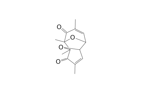 1,2,4,9-Tetramethyl-11,12-dioxatricyclo(5.3.1.1**2,6)dodecan-4,8-dien-3,10-dione