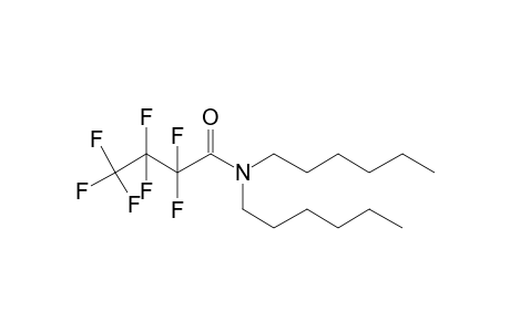 Heptafluorobutanamide, N,N-dihexyl-