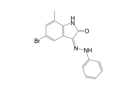 1H-indole-2,3-dione, 5-bromo-7-methyl-, 3-(phenylhydrazone), (3Z)-