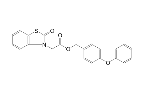 4-phenoxybenzyl (2-oxo-1,3-benzothiazol-3(2H)-yl)acetate