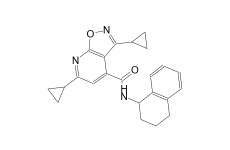 isoxazolo[5,4-b]pyridine-4-carboxamide, 3,6-dicyclopropyl-N-(1,2,3,4-tetrahydro-1-naphthalenyl)-