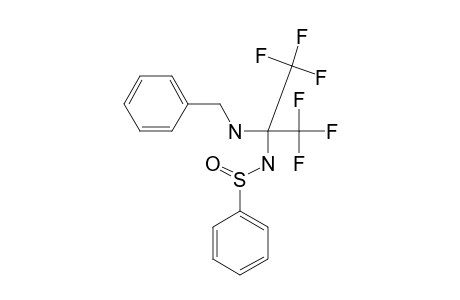 N-[1-BENZYLAMINO-2,2,2-TRIFLUORO-BENZENESULFIN-ACID-AMIDE-1-(TRIFLUOROMETHYL)-ETHYL]