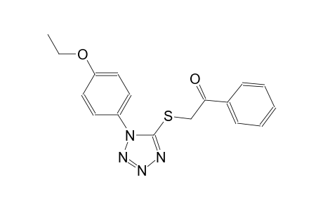 2-{[1-(4-ethoxyphenyl)-1H-tetraazol-5-yl]sulfanyl}-1-phenylethanone