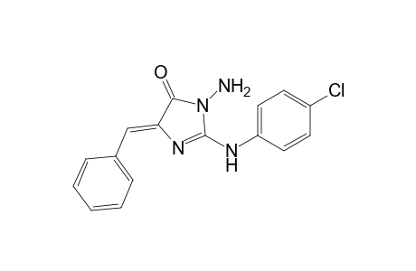 (5Z)-3-amino-2-(4-chloroanilino)-5-(phenylmethylene)-4-imidazolone