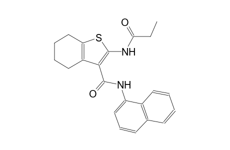 benzo[b]thiophene-3-carboxamide, 4,5,6,7-tetrahydro-N-(1-naphthalenyl)-2-[(1-oxopropyl)amino]-