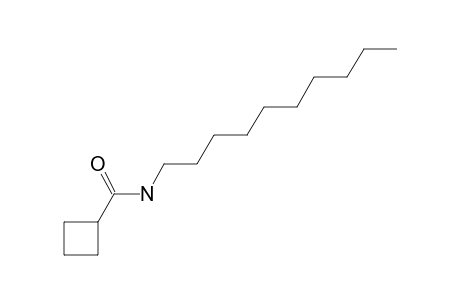 Cyclobutanecarboxamide, N-decyl-