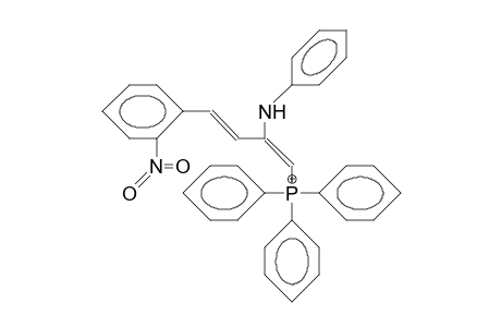 2-Anilino-4-(2-nitro-phenyl)-buta-1,3-dienyl-(triphenyl)-phosphonium cation