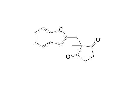 2-(1-benzofuran-2-ylmethyl)-2-methyl-cyclopentane-1,3-dione