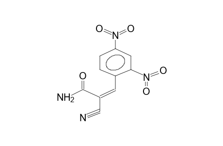 2,4-DINITRO-1-(2-CARBAMOYL-2-CYANOETHENYL)BENZENE