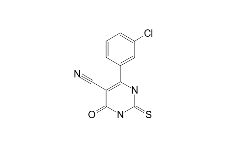 5-CYANO-6-(3-CHLOROPHENYL)-2-THIOPYRIMIDONE