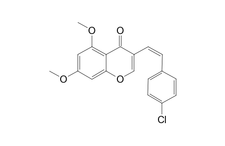 (Z)-4'-Chloro-5,7-dimethoxy-3-styrylchromone