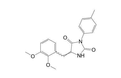 5-(2,3-dimethoxybenzylidene)-3-p-tolylhydantoin