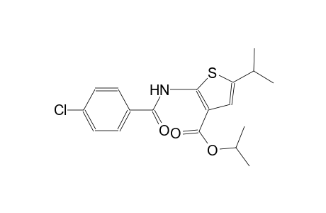 isopropyl 2-[(4-chlorobenzoyl)amino]-5-isopropyl-3-thiophenecarboxylate