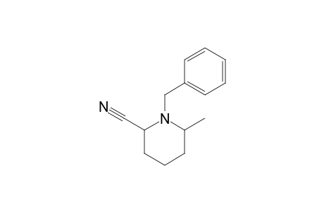 1-Benzyl-2-cyano-6-methylpiperideine (13b(A))
