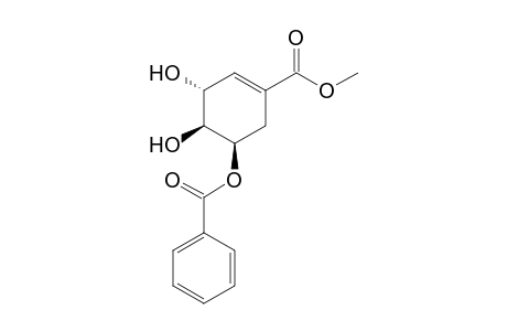 (3R,4S,5R)-Methyl 5-O-benzoyl shikimate