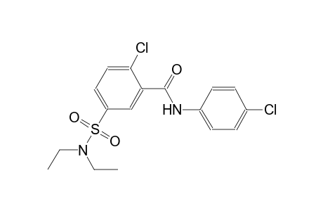 2-chloro-N-(4-chlorophenyl)-5-[(diethylamino)sulfonyl]benzamide