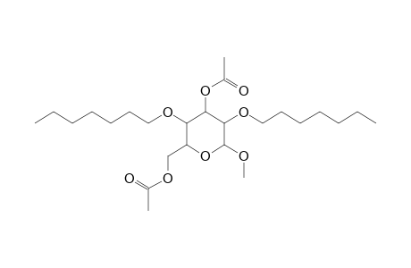 alpha-D-MANNOPYRANOSIDE, METHYL-3,6-DI-O-ACETYL-2,4-DI-O-HEPTYL-