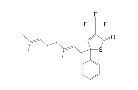 5-(2,7-DIMETHYLOCTA-2,6-DIENYL)-5-PHENYL-3-TRIFLUOROMETHYL-5H-THIOPHEN-2-ONE