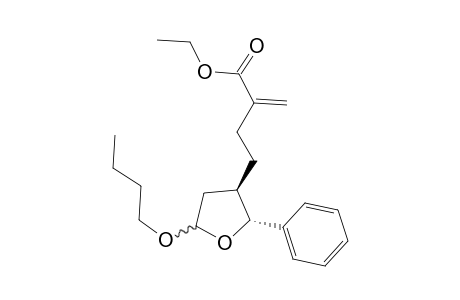 2-Butoxy-4-(3-carbethoxy-3-butenyl)-5-phenyltetrahydrofuran