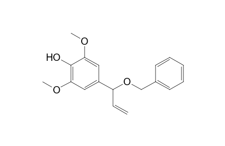 2,6-Dimethoxy-4-(1-phenylmethoxyprop-2-enyl)phenol
