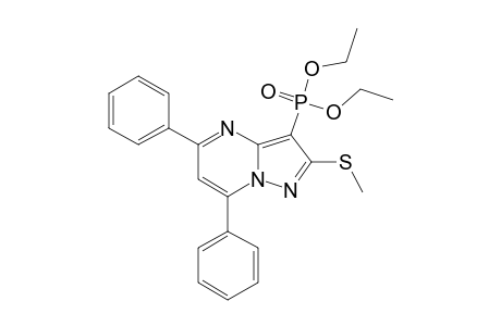 DIETHYL-(2-METHYLSULFANYL-5,7-DIPHENYLPYRAZOLO-[1,5-A]-PYRIMIDIN-3-YL)-PHOSPHONATE