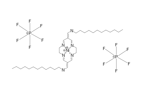 6,13-BIS-(DODECYLAMINOMETHYLIDENE)-1,4,8,11-TETRAZACYCLOTETRADECA-4,7,11,14-TETRAENE-KAPPA-(4)-N-(1,4,8,11)-NICKEL-(II)-HEXAFLUOROPHOSPHATE