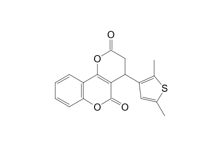 2H,5H-Pyrano[3,2-c][1]benzopyran-2,5-dione, 4-(2,5-dimethyl-3-thienyl)-3,4-dihydro-