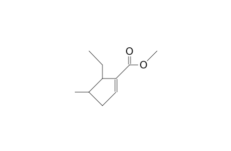 (4R)-cis-5-Ethyl-4-methyl-1-cyclopentene-1-carboxylic acid, methyl ester