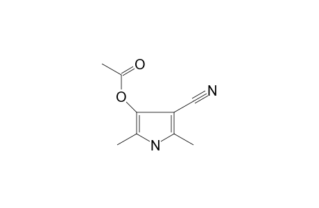 (4-cyano-2,5-dimethyl-1H-pyrrol-3-yl) acetate