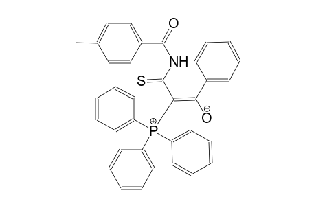 (Z)-3-(4-methylbenzamido)-1-phenyl-3-thioxo-2-(triphenylphosphonio)prop-1-en-1-olate