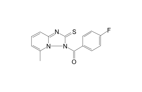 (4-Fluorophenyl)(5-methyl-2-thioxo-2H-[1,2,4]triazolo[1,5-a]pyridin-3-yl)methanone