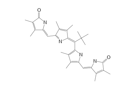 10-TERT.-BUTYL-2,3,7,8,12,13,17,18-OCTAMETHYL-1,19,21,24-TETRAHYDRO-1,19-DIOXOBILIN