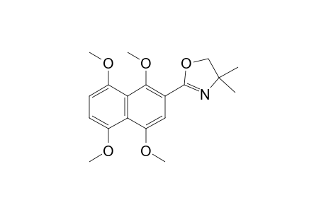 4,4-Dimethyl-2-(1',4',5',8'-tetramethoxynaphthalen-2'-yl)-4,5-dihydrooxazole