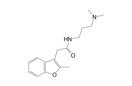 N-[3-(dimethylamino)propyl]-2-methyl-3-benzofuranacetamide