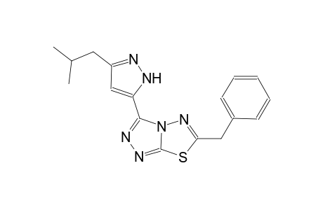 [1,2,4]triazolo[3,4-b][1,3,4]thiadiazole, 3-[3-(2-methylpropyl)-1H-pyrazol-5-yl]-6-(phenylmethyl)-