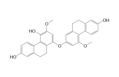 9,10-Dihydro-8-[(9',10'-dihydro-7'-hydroxy-4'-methoxyphenantheren-2'-yl)oxy]-6-methoxyphenanthrene-2,5-diol