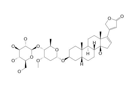 DELTA-(16)-DIGITOXIGENIN-BETA-D-GLUCOPYRANOSYL-ALPHA-L-CYMAROPYRANOSIDE