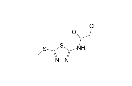 2-chloro-N-[5-(methylsulfanyl)-1,3,4-thiadiazol-2-yl]acetamide