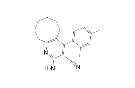 2-amino-4-(2,4-dimethylphenyl)-5,6,7,8,9,10-hexahydrocycloocta[b]pyridine-3-carbonitrile