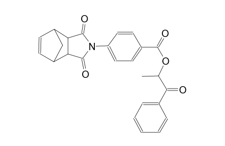 1-oxo-1-phenylpropan-2-yl 4-(1,3-dioxo-3a,4,7,7a-tetrahydro-1H-4,7-methanoisoindol-2(3H)-yl)benzoate