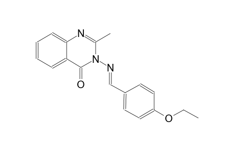 3H-Quinazolin-4-one, 3-[(4-ethoxybenzylidene)amino]-2-methyl-