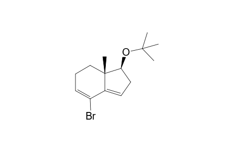 (-)-(1S,7aS)-4-Bromo-1-tert-butoxy-7a-methyl-2,6,7,7a-hexahydro-1H-indene