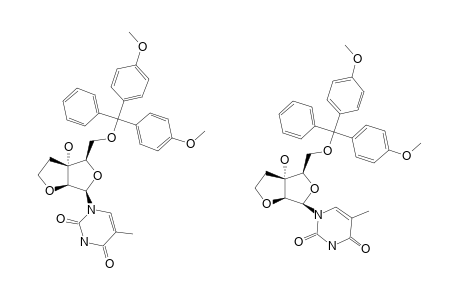 (1S,6R,6R,8R)-6-(4,4'-DIMETHOXYTRITYLOXYMETHYL)-5-HYDROXY-8-(THYMIN-1-YL)-2,7-DIOXABICYCLO-[3.3.0]-NONANE
