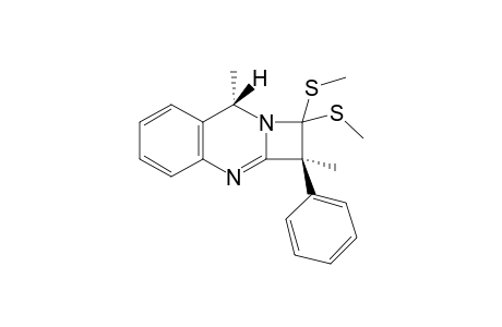 (2S,8S)-2,8-dimethyl-1,1-bis(methylsulfanyl)-2-phenyl-8H-azeto[2,1-b]quinazoline