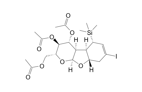 [(2R,3S,4R,4aR,4bR,5S,8aS,9aS)-3,4-diacetoxy-7-iodo-5-trimethylsilyl-3,4,4a,4b,5,8,8a,9a-octahydro-2H-pyrano[2,3-b]benzofuran-2-yl]methyl acetate