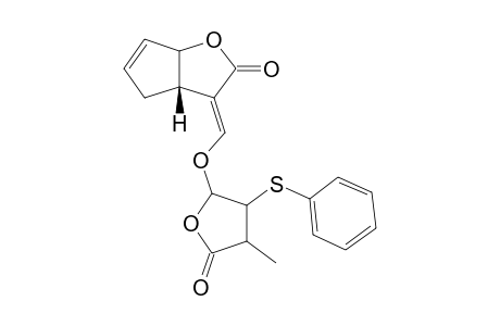 (3aS)-3-(E)-[4-Methyl-5-oxo-3-phenylsulfanyl-tetrahydrofuran-2-yloxymethylene]-3,3a,4,6a-tetrahydro-cyclopenta[b]furan-2-one