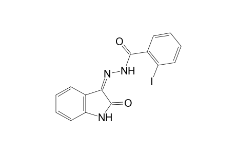 2-Iodo-N'-[(3Z)-2-oxo-1,2-dihydro-3H-indol-3-ylidene]benzohydrazide