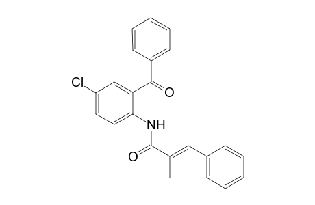 N-(2-Benzoyl-4-chlorophenyl)-methylcinnamic acid amide